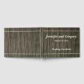 Minimalistisch, eenvoudig huwelijks gastboek gastenboek (Volledig)