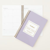 Minimalistisch eenvoudig kantelontwerp planner (Display)