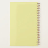 Minimalistisch eenvoudig kantelontwerp planner (Achterkant)