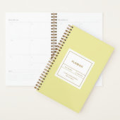 Minimalistisch eenvoudig kantelontwerp planner (Display)