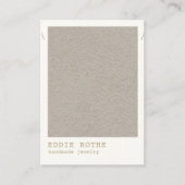 Minimalistisch eenvoudig Ketting juwelier beeldsch Visitekaartje (Voorkant)