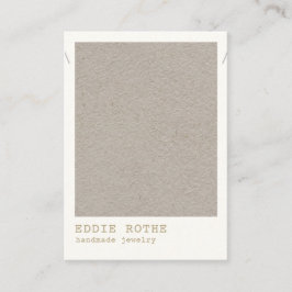 Minimalistisch eenvoudig Ketting juwelier beeldsch Visitekaartje