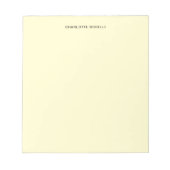 Minimalistisch Eenvoudig Klassiek Professioneel Cr Notitieblok (Voorkant)