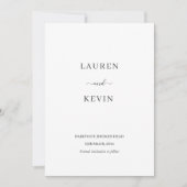 Minimalistisch eenvoudig klassieker, behalve de da kaart (Voorkant)