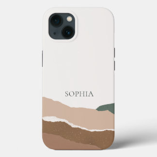 Minimalistisch eenvoudig landschap tegen de rand i Case-Mate iPhone case