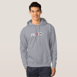 Minimalistisch, eenvoudig, luchtvaart, straaljager hoodie