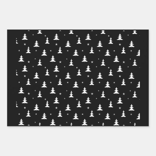 minimalistisch eenvoudig mannelijk zwart inpakpapi inpakpapier vel (Voorkant 2)