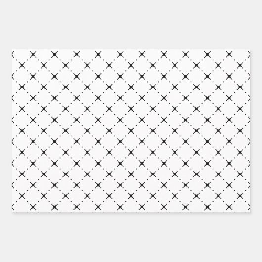 minimalistisch eenvoudig mannelijk zwart inpakpapi inpakpapier vel (Voorkant)