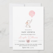 Minimalistisch eenvoudig modern Baby shower voor o Kaart (Voorkant)