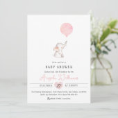Minimalistisch eenvoudig modern Baby shower voor o Kaart (Staand voorkant)
