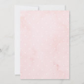 Minimalistisch eenvoudig modern Baby shower voor o Kaart (Achterkant)