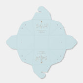 Minimalistisch eenvoudig modern beer Baby shower Bedankdoosjes (Uitgevouwen)