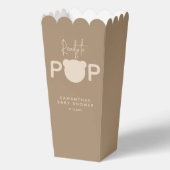 Minimalistisch eenvoudig modern beer Baby shower F Bedankdoosjes (Voorkant)