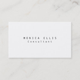 Minimalistisch eenvoudig modern Creative Plain Ori Visitekaartje