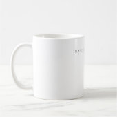Minimalistisch Eenvoudig Modern  Koffiemok (Links)