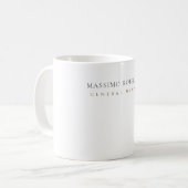 Minimalistisch Eenvoudig Modern Koffiemok (Voorkant links)