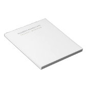 Minimalistisch Eenvoudig Modern Notitieblok (Schuin)