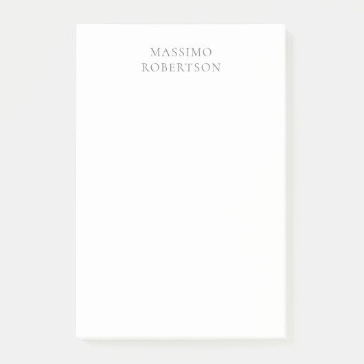 Minimalistisch Eenvoudig Modern  Post-it® Notes (Voorkant)