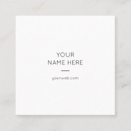 Minimalistisch eenvoudig, modern Visitekaartje