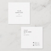 Minimalistisch eenvoudig, modern Visitekaartje (Voorkant / Achterkant)