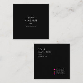 Minimalistisch eenvoudig, modern Visitekaartje