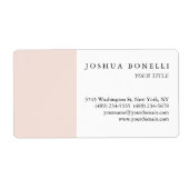 Minimalistisch Eenvoudig Professioneel Opmerkelijk Etiket (Voorkant)