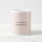 Minimalistisch eenvoudig professioneel opmerkelijk grote koffiekop (Voorkant)