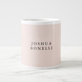 Minimalistisch eenvoudig professioneel opmerkelijk grote koffiekop