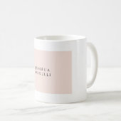 Minimalistisch eenvoudig professioneel opmerkelijk koffiemok (Voorkant rechts)