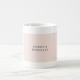 Minimalistisch eenvoudig professioneel opmerkelijk koffiemok
