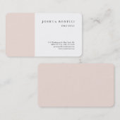 Minimalistisch eenvoudig professioneel opmerkelijk visitekaartje (Voorkant / Achterkant)