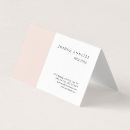 Minimalistisch eenvoudig professioneel opmerkelijk visitekaartje