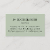 Minimalistisch & eenvoudig professioneel Visitekaa Visitekaartje (Voorkant)