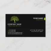 Minimalistisch, eenvoudig, professioneel, zwart, u visitekaartje (Voorkant)