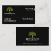 Minimalistisch, eenvoudig, professioneel, zwart, u visitekaartje (Voorkant / Achterkant)