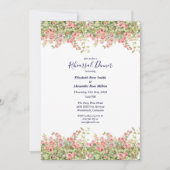 Minimalistisch eenvoudig roos wijnstok repetitie d kaart (Voorkant)