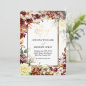 Minimalistisch Eenvoudig Schattige Roos Goud Lijst Kaart (Staand voorkant)