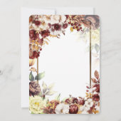 Minimalistisch Eenvoudig Schattige Roos Goud Lijst Kaart (Achterkant)