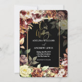 Minimalistisch Eenvoudig Schattige Roos Goud Lijst Kaart (Voorkant)