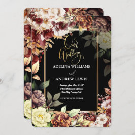 Minimalistisch Eenvoudig Schattige Roos Goud Lijst Kaart