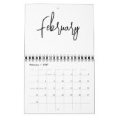 Minimalistisch eenvoudig schrijven van scripts per kalender (Feb 2027)