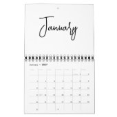 Minimalistisch eenvoudig schrijven van scripts per kalender (Jan 2027)