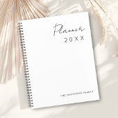 Minimalistisch Eenvoudig Script Schrijven Maanden Planner