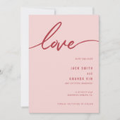 Minimalistisch Eenvoudig Script Trouwen slaat de d Save The Date (Voorkant)