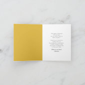 Minimalistisch Eenvoudig Vierkant Modern Photo Afs Bedankkaart (Binnen)