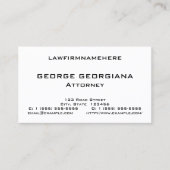 Minimalistisch, eenvoudig Visitekaartje (Voorkant)