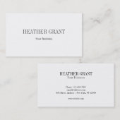 Minimalistisch eenvoudig Visitekaartje (Voorkant / Achterkant)