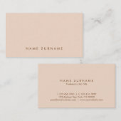 Minimalistisch eenvoudig Visitekaartje voor typogr (Voorkant / Achterkant)