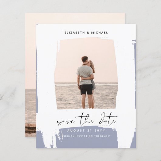 Minimalistisch eenvoudig vlakke laag met minimale  (Voorkant / Achterkant)