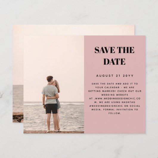 Minimalistisch eenvoudig vlakke laag met minimale (Voorkant / Achterkant)